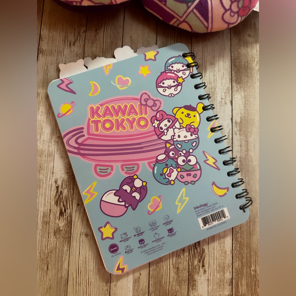 Hello Kitty set of 2 items journal notebook and travel pillow kawaii - Picture 6 of 7